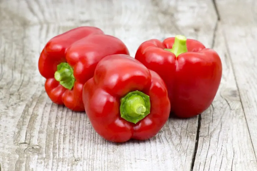Red peppers