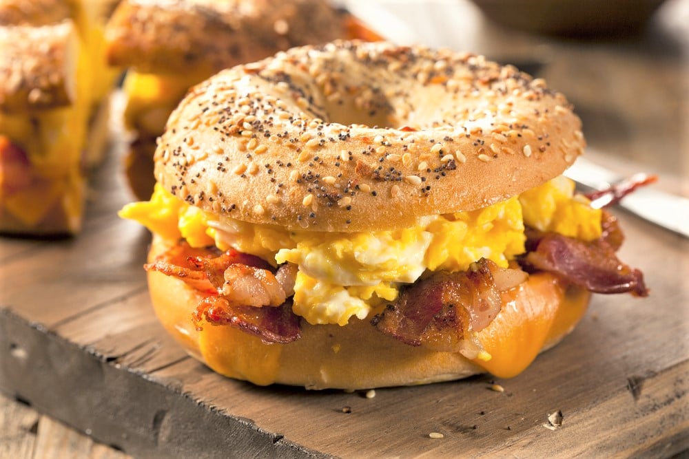 Bagel, 15 Breakfast Foods that Can Ruin Your Day