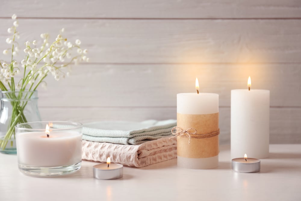 Choose non-toxic candles and avoid incense